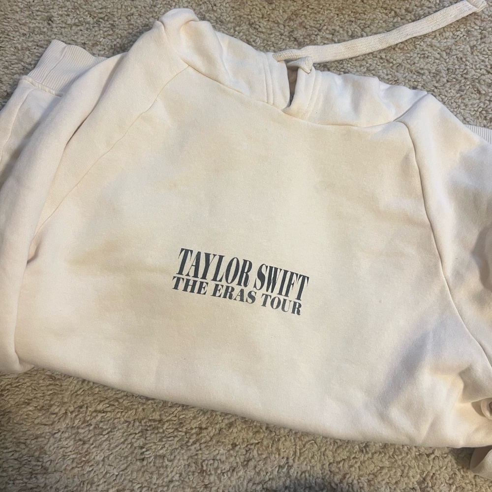 Taylor Swift The Eras Tour Cream Hoodie